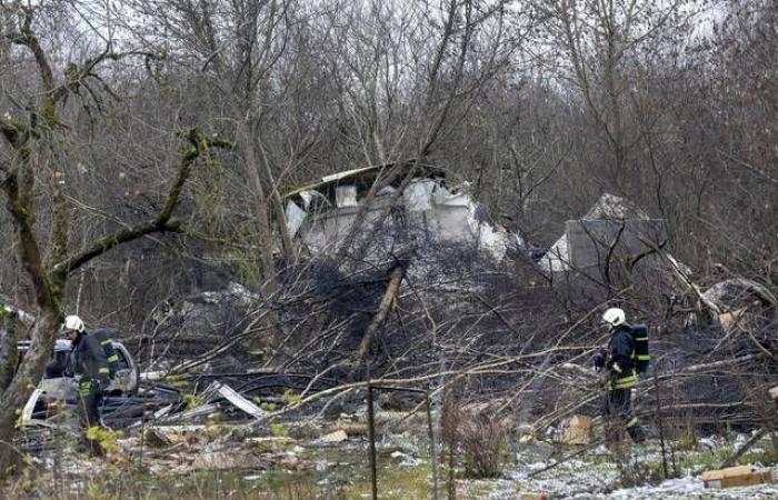 DHL cargo plane crashes and skids into a house in Lithuania, killing Spanish crew member