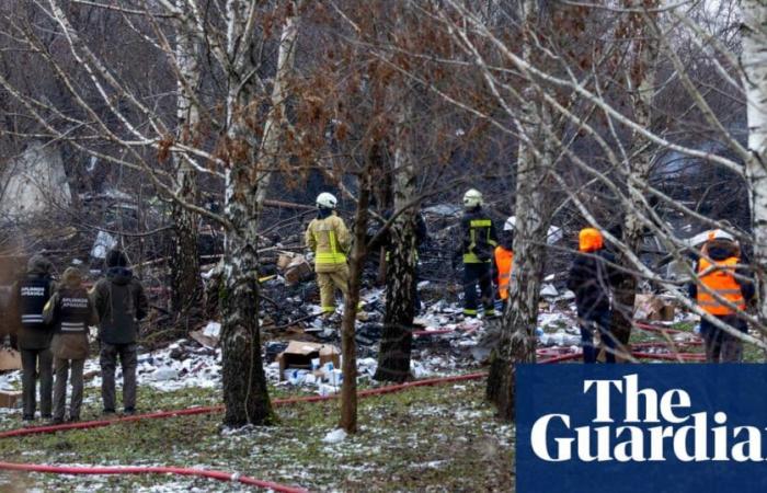 DHL cargo plane crashes near Lithuania airport | Lithuania