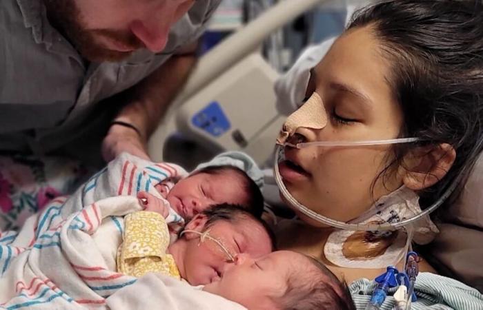 American woman wakes up without remembering she gave birth to triplets