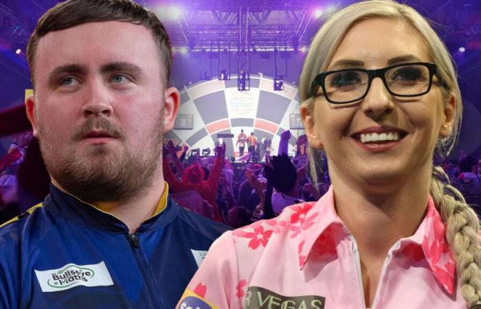 Luke Littler in line to face Fallon Sherrock in SECOND ROUND as PDC World Darts Championship draw throws up epic tie