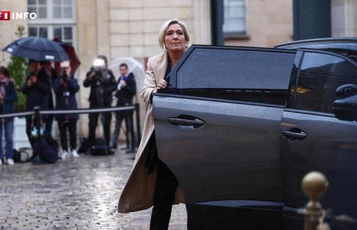 LIVE – Budget 2025: Marine Le Pen received by Michel Barnier at Matignon