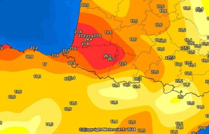 Béarn: it reached up to 26.9°C this Monday, November 25 in the early morning!