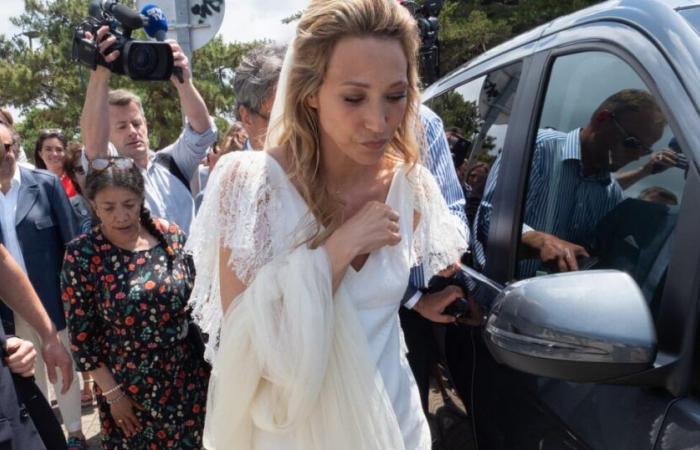 Laura Smet stunning at her wedding: her outfit fueled a very symbolic idea, explanations!