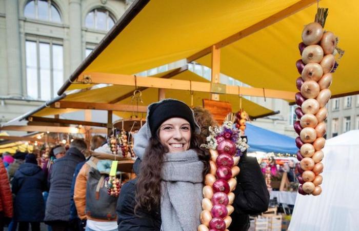 Zibelemärit in Bern: 33,655 kilos of onions were on offer