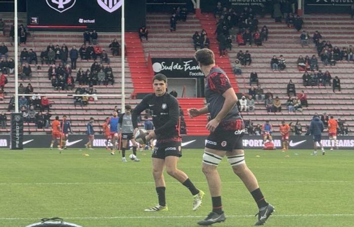 Simon Daroque achieved his first in the Top 14 with Stade Toulousain