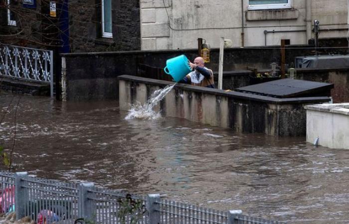 Storm Bert continues its damage