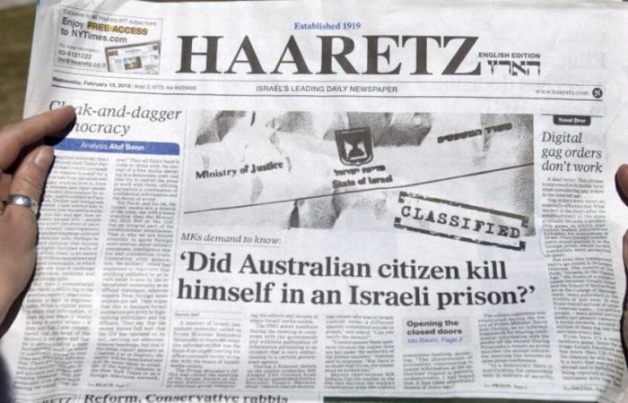 In Israel, the Netanyahu government is “trying to silence” the “Ha’Aretz” newspaper