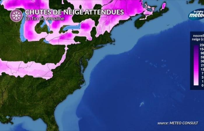 North America: towards the first cold snap at the end of the week