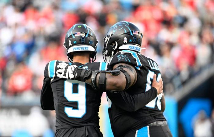 Bryce Young gains respect in Panthers locker room