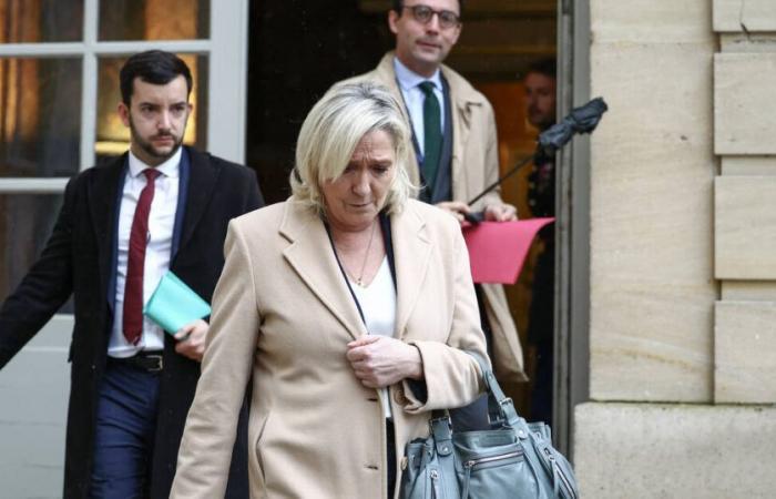 the RN ready for censorship, declares Marine Le Pen after her interview with Michel Barnier, “steady on its positions” – Libération