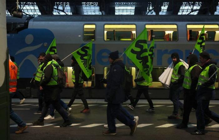 SNCF unions call for a renewable strike from December 11