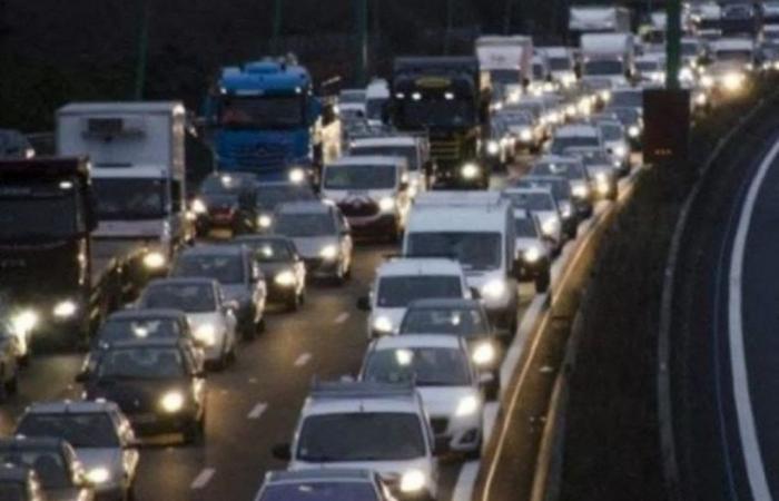 Exceptional traffic on the roads in Île-de-France, nearly 400 km of cumulative traffic jams