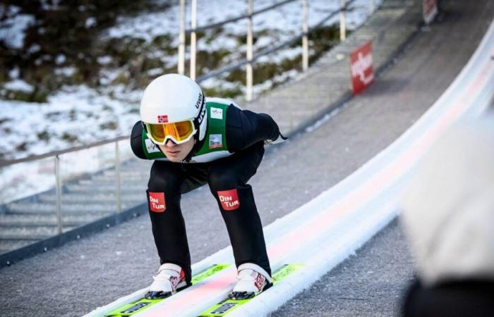 Ski jumping: the incredible reflex of a Norwegian