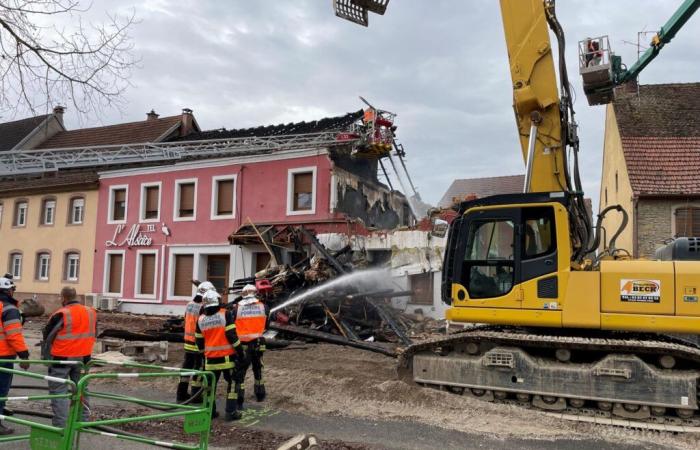 Keskastel: The L’Alsace restaurant-hotel partly demolished after a violent fire