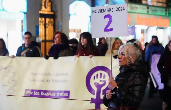 Hundreds of people support a march in León that denounces failures in awareness, prevention, education and reparation for victims