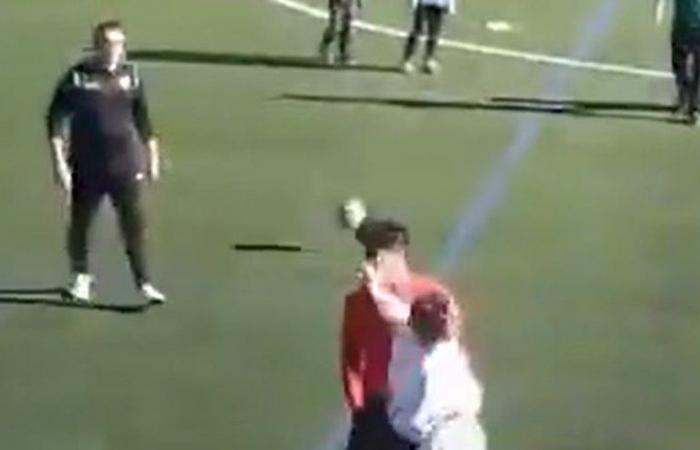 VIDEO. Football: “Pitiful!” Furious, the mother of a young player violently slaps the referee of a children's match