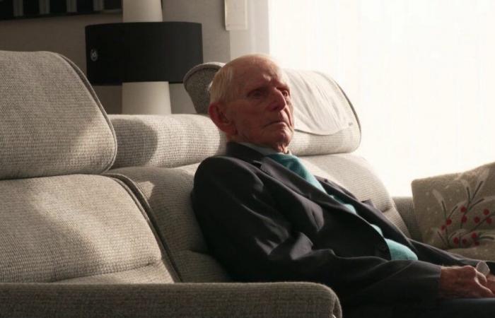 Henri Mosson, the last survivor of the only concentration camp located in France, recounts his detention