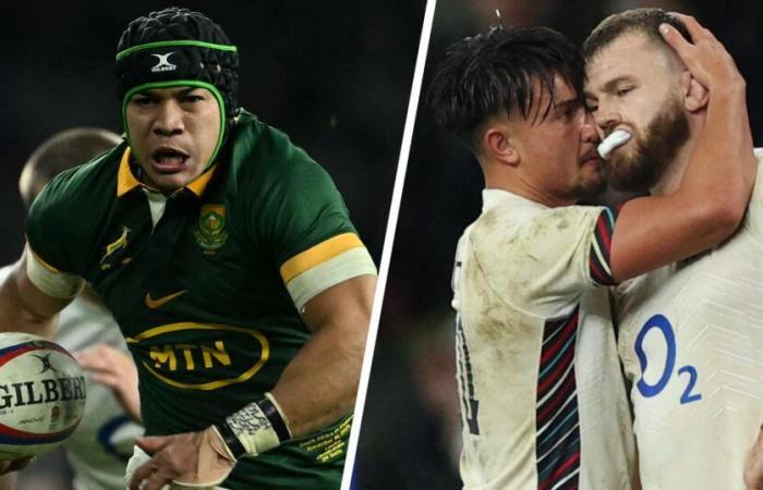 the Springboks impose their law, the English are tough