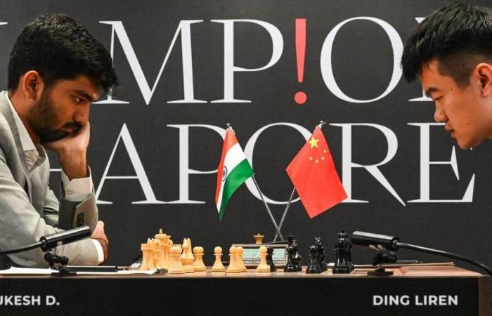 Chess. Outsider Ding Liren surprises Gukesh at the start of the match for the world title