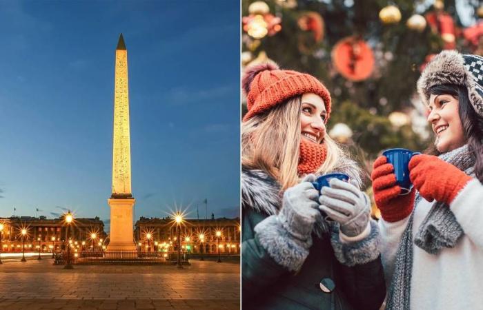 Place de la Concorde is transformed for the holidays