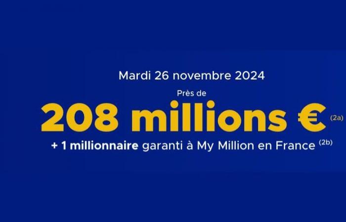 EuroMillions FDJ: Try to win the mega jackpot of 208 million euros this Tuesday