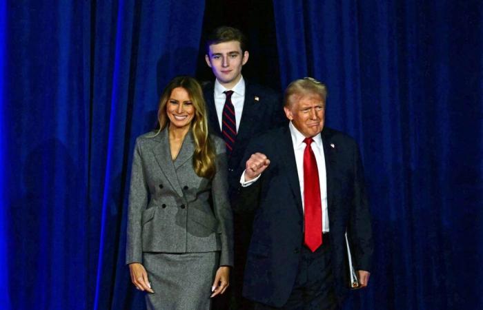 Barron Trump in the (very) big leagues