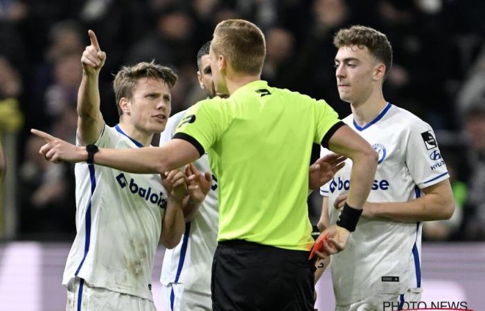 Excluded against Anderlecht for a very ugly gesture, a La Gantoise player rants against the refereeing: “It’s unfair!” – All football