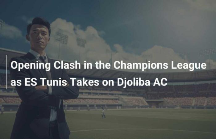 Opening match in the Champions League: ES Tunis against Djoliba AC