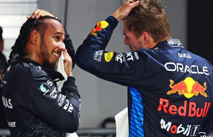 Hamilton congratulates Verstappen on his title: “Really happy for him”