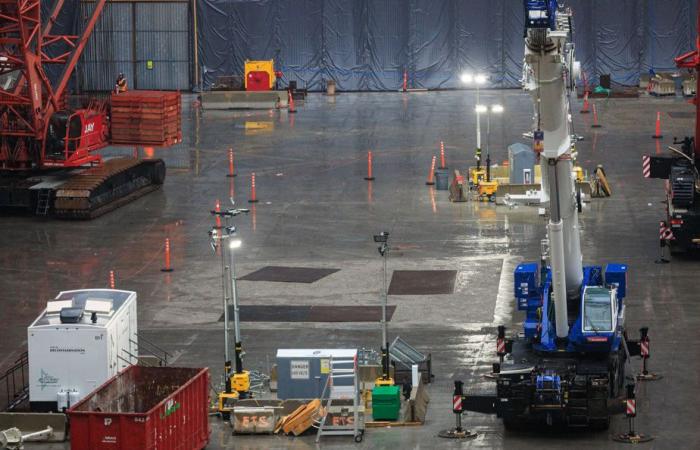 Olympic Stadium | With the roof practically dismantled, winter promises to be a major challenge