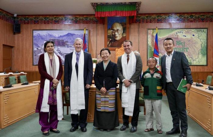 USAID’s Mission Director Steve Olive led Delegation Visits Tibetan Parliament-in-Exile