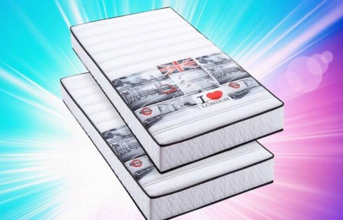 this set of 2 90×190 foam mattresses is at a crazy price this Tuesday morning