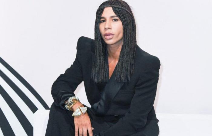 Olivier Rousteing speaks to his biological mother