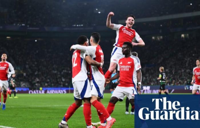 Saka and Arsenal blow away Sporting to banish doubts on road in Europe | Champions League