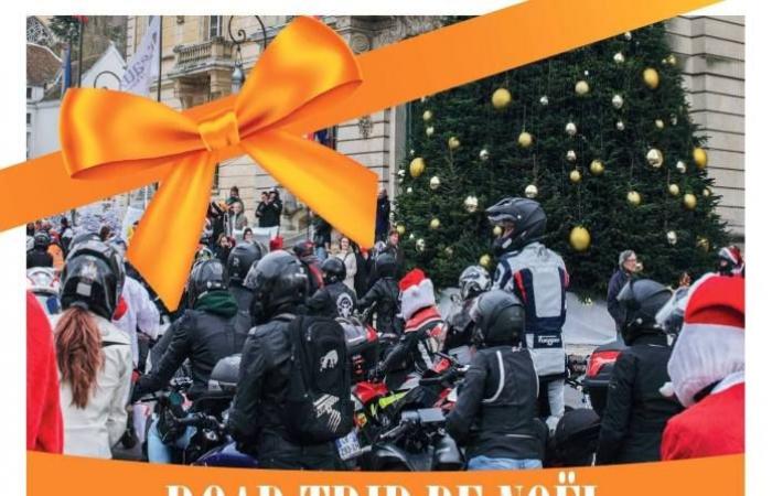 Seine-et-Marne: Third edition. With the Christmas Road Trip, bikers crisscross the region to bring a little joy to sick children!