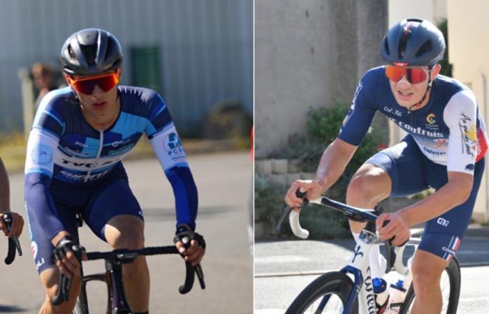 why have Karl Sagnier and Jean Groussin just left their clubs in Loir-et-Cher for the Argenteuil U19 team?