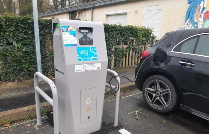 A new electric charging station available in this town in Val-d'Oise