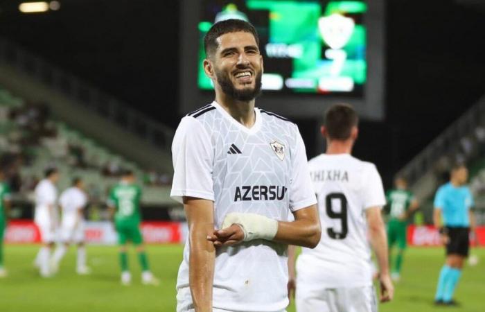 By facing Qarabag, OL will find Yassine Benzia