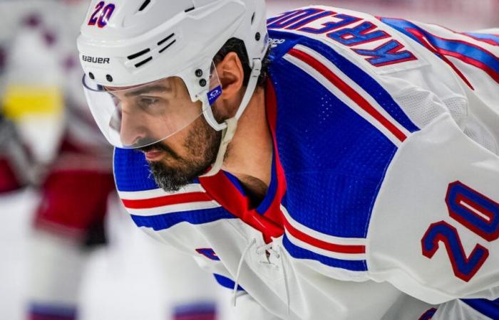 It was against the Canadian that Chris Kreider alienated the Rangers