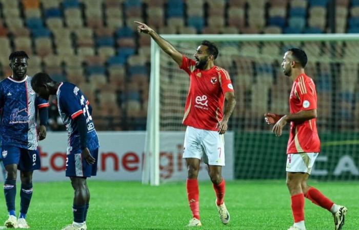 After 70 minutes…half a dozen goals in the match between Al-Ahly and Abidjan Stadium