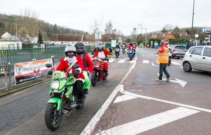 Seine-et-Marne: Third edition. With the Christmas Road Trip, bikers crisscross the region to bring a little joy to sick children!