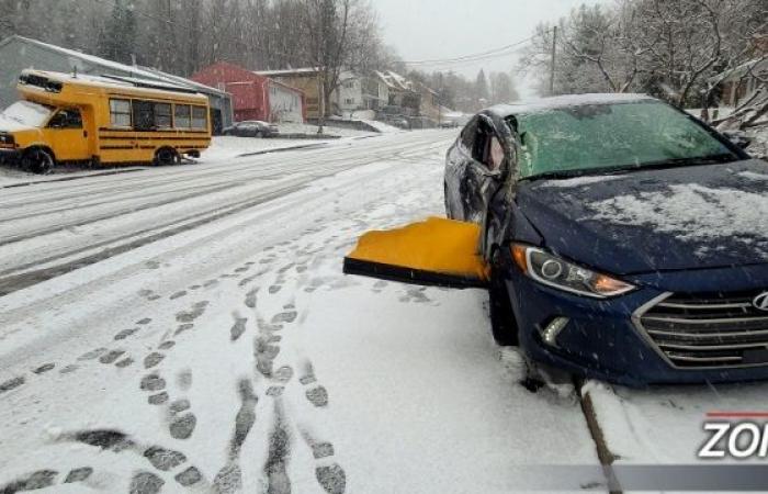 First snowfall in the Quebec region, accidents multiply