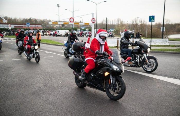 Seine-et-Marne: Third edition. With the Christmas Road Trip, bikers crisscross the region to bring a little joy to sick children!