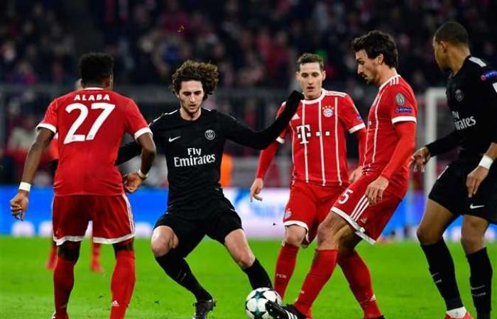 Channels broadcasting the Bayern Munich and Paris Saint-Germain match live in the Champions League