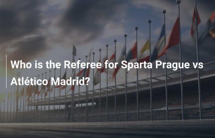 Who is the Referee for Sparta Prague vs Atlético Madrid?