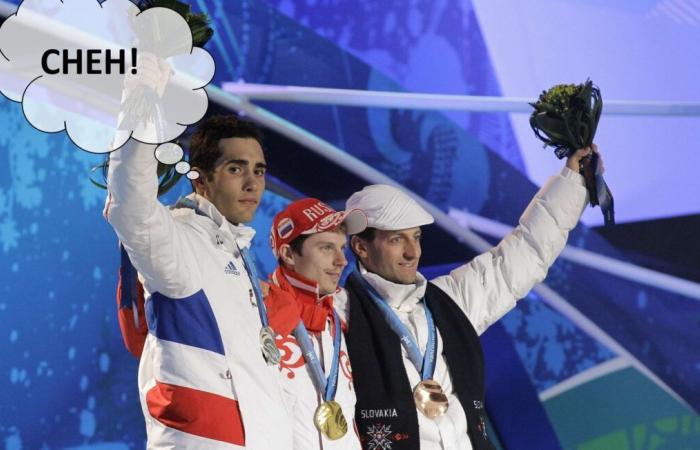 Martin Fourcade wins a 6th Olympic gold medal fourteen years later