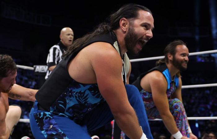 The Young Bucks Challenge for NJPW x AEW Wrestle Dynasty