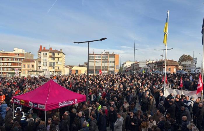 Haute-Garonne. Massive strike against the 500 job cuts at the Departmental Council