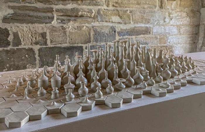 Below the invisible: Cécile Beau and Grégoire Scalabre exhibit at Maubuisson Abbey