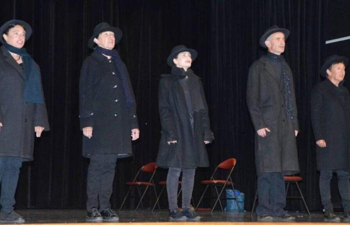 The play “It’s Jean Moulin who won” performed in Plouhinec on Sunday